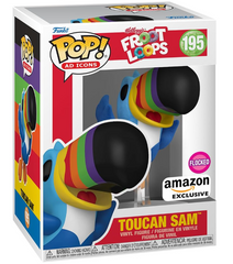 Funko Pop! Ad Icons: Kelloggs Froot Loops #195 - Toucan Sam Flocked, Amazon Exclusive