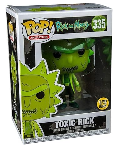 Pop! Animation Rick & Morty Vinyl Figure Toxic Rick (Glows in The Dark) #335