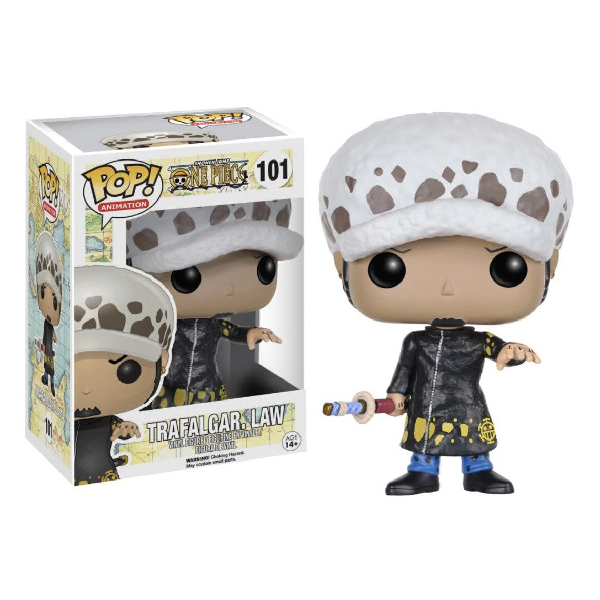 Funko Pop! One Piece: Trafalgar. Law #101 (160504 - Barcoded)