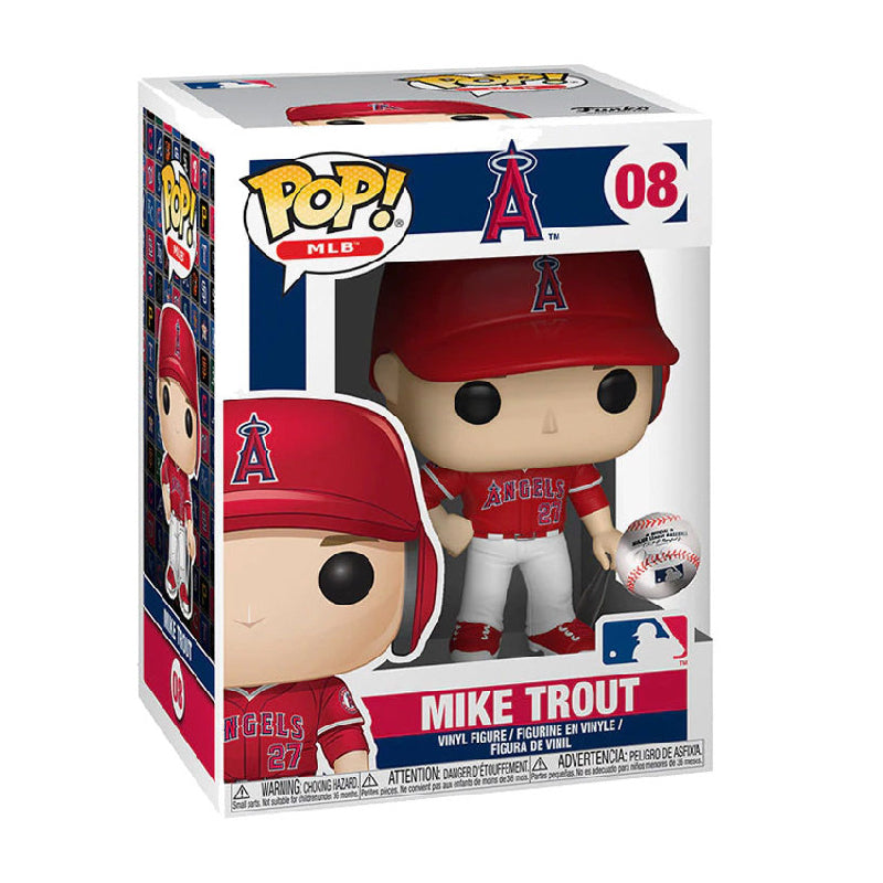 Funko Pop! MLB Los Angeles Angels Mike Trout #08 in retail box