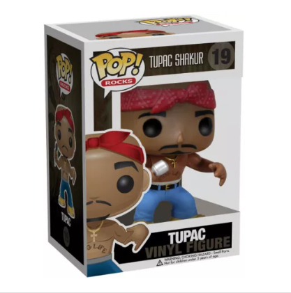 TUPAC 19 - Funko POP! Rocks Vinyl Figure 2011 Vaulted RARE