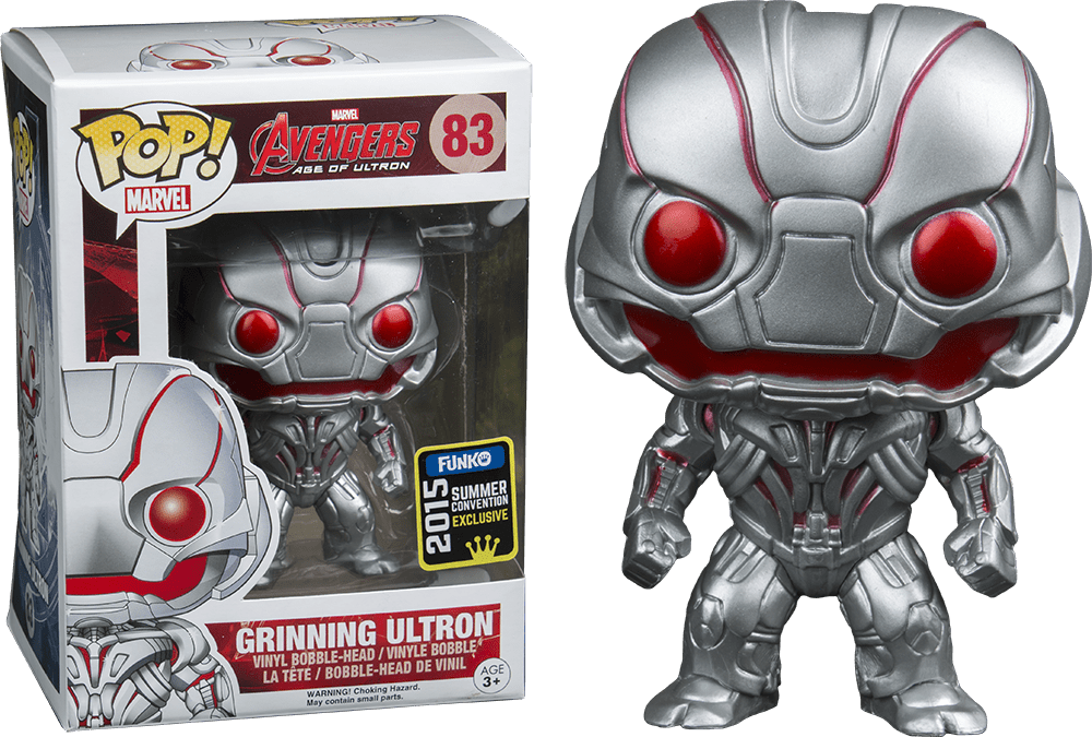 Funko Pop! Avengers Age of Ultron: Grinning Ultron (2015 Summer Convention) #83