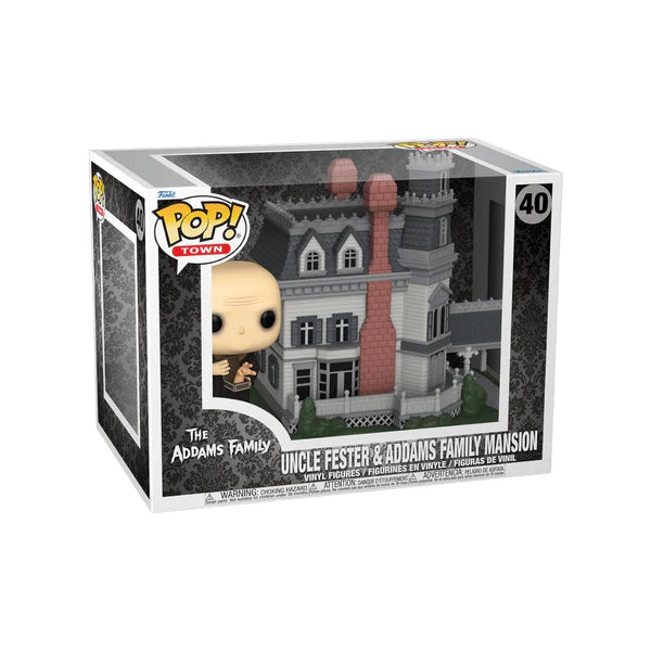 Funko Pop! Uncle Fester & Addams family mansion #40 (shelf wear)