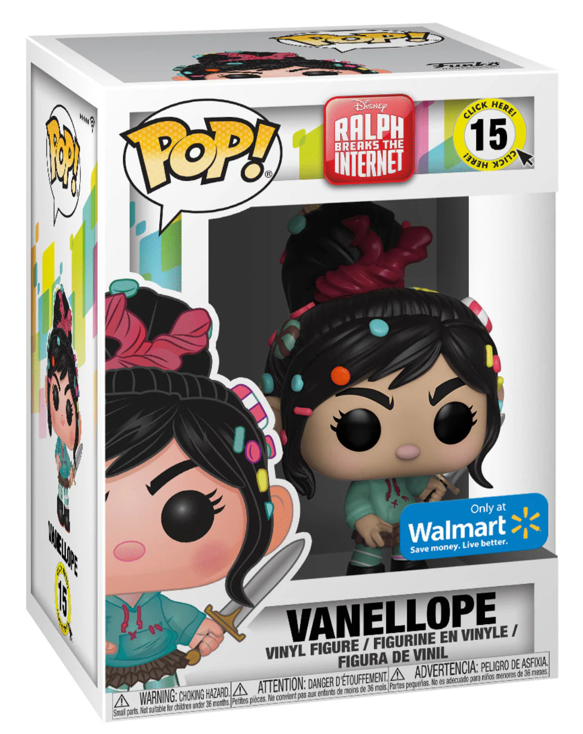 Funko Pop! Ralph Breaks The Internet: Vanellope (Walmart Exclusive) #15