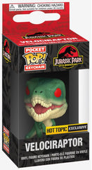 Funko Pop! Keychain: Jurassic Park 25th Anniversary: Velociraptor (Exclusive)