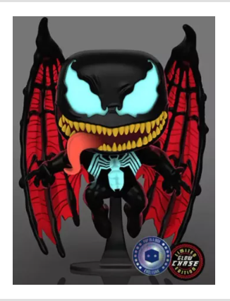 Funko Pop! Marvel: Venom – Venom #749 GITD CHASE POP IN A BOX EXC