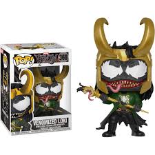 Funko Pop! Marvel Venom: Venomized Loki #368 in retail box