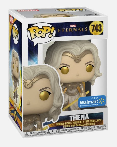 Funko Pop! Marvel Eternals Thena Walmart Exclusive #743 in box