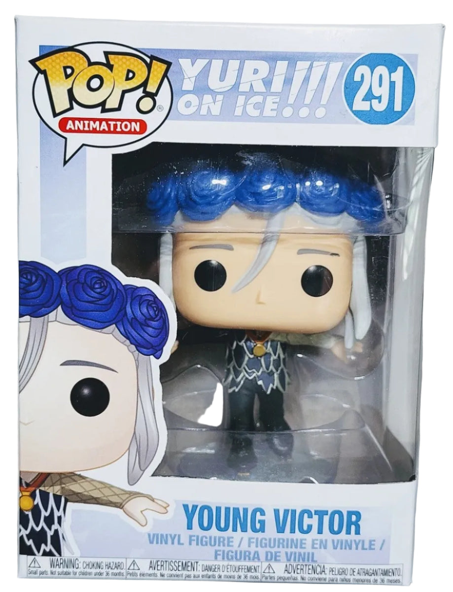 Funko Pop! Yuri!!! on Ice: Young Victor #291 (small rip on the bottom corner)