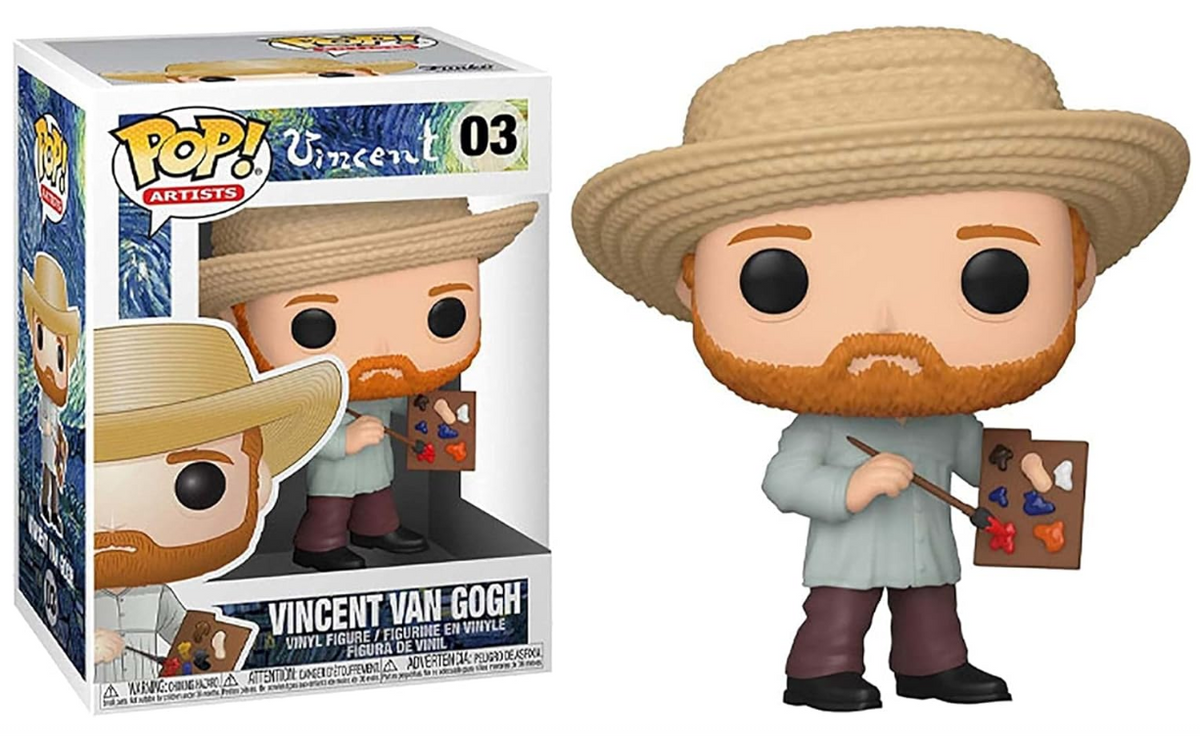 FunKo Pop! Artists: Vincent Van Gogh #03 (Small Rip On Box) (Pop is Mint)