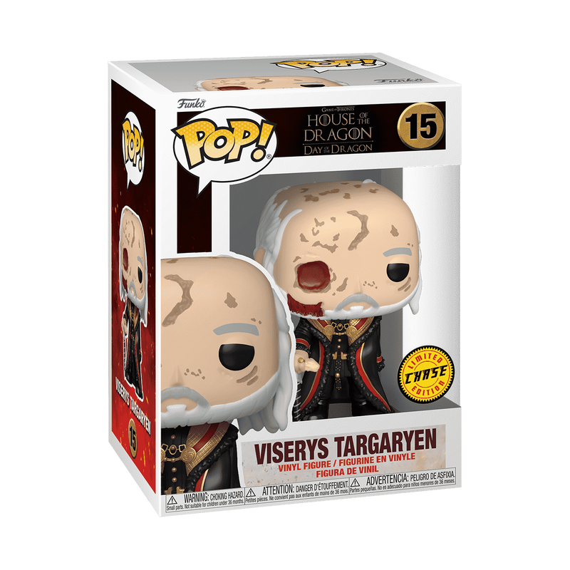 Funko Pop! House of the Dragon: Viserys Targaryen (Chase) #15 (box damage)
