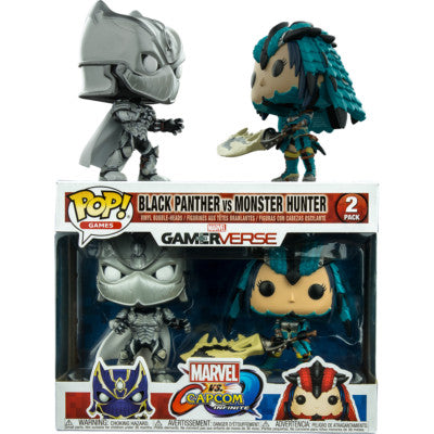 Funko Pop! Black Panther vs Monster Hunter (2 Pack)