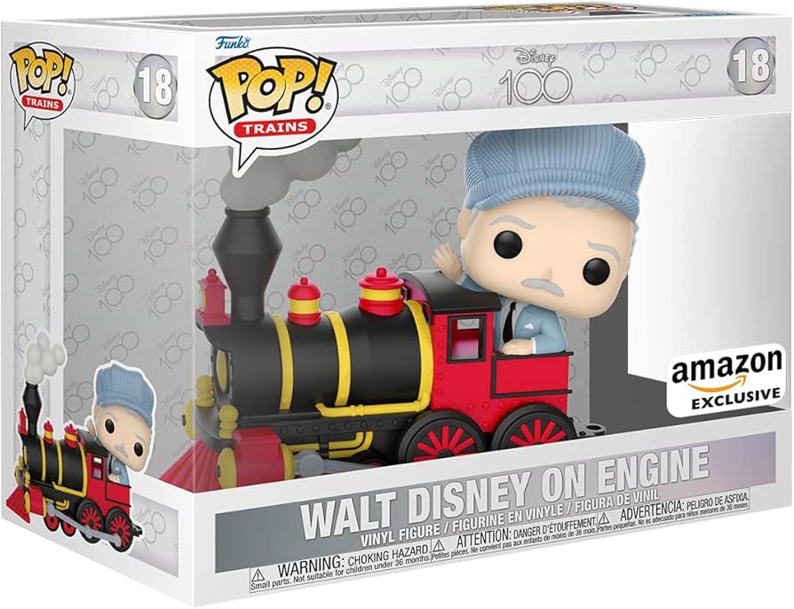Funko Pop! Disney 100: Walt Disney on Engine (Amazon Exclusive) #18