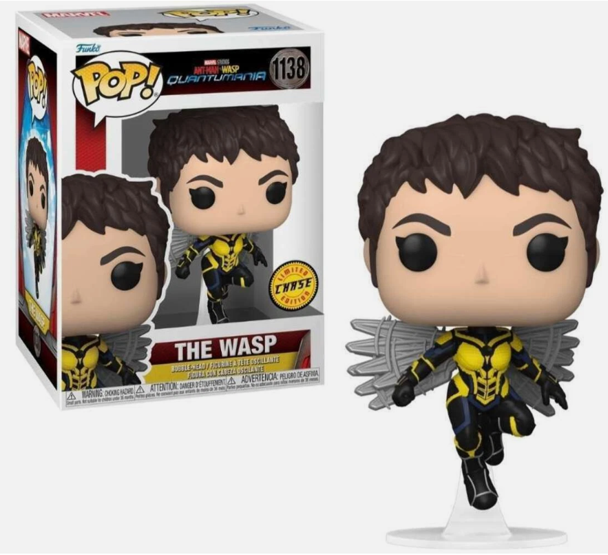 Funko POP! Marvel: Ant-Man and The Wasp Quantumania - Wasp (CHASE) #1138