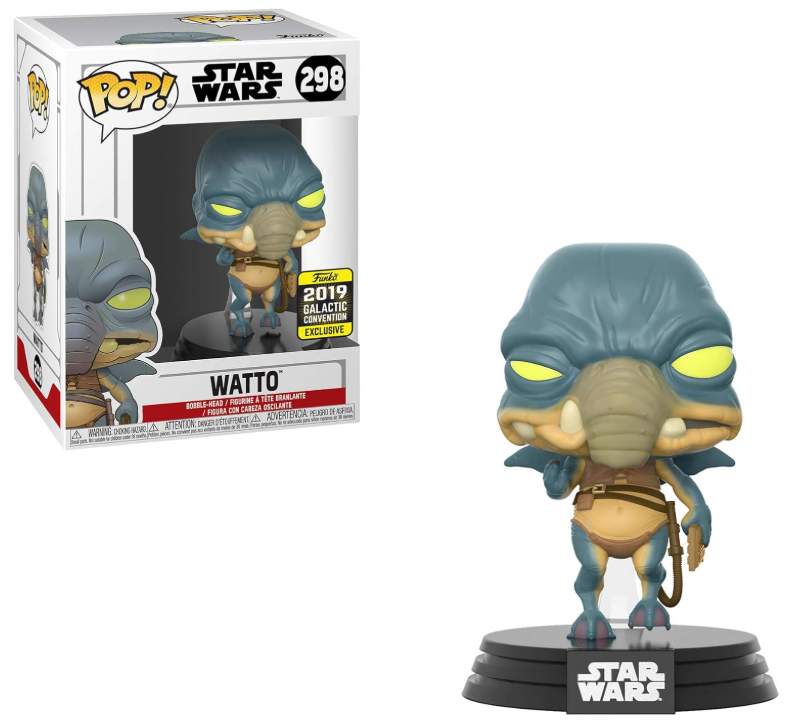 WATTO #298 Funko Pop Star Wars Celebrations Vinyl Figure Galactic Con Exclusive
