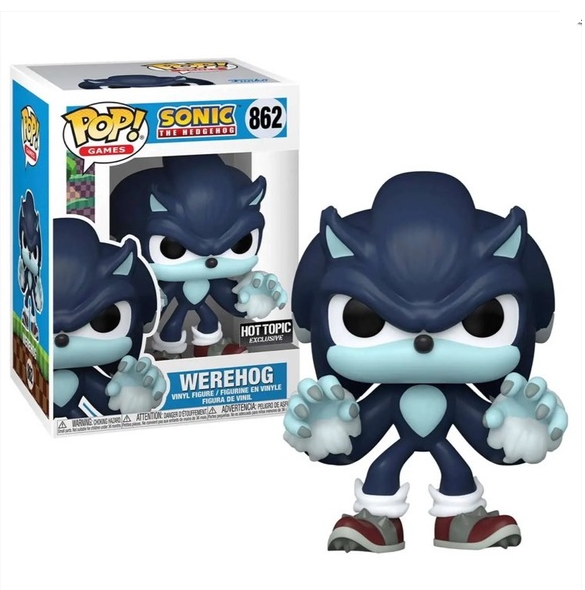 Funko Pop! Games Sonic The Hedgehog Werehog Hot Topic Exclusive Figure #862