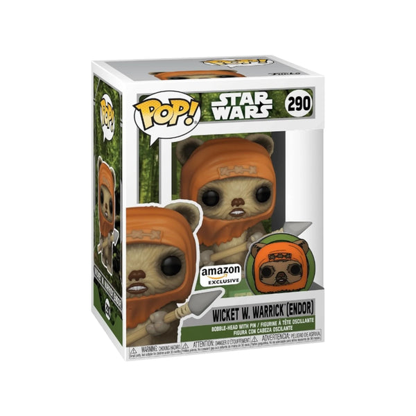 Funko Pop! Star Wars: Wicket W. Warrick (Endor) [Amazon Exclusive] #290