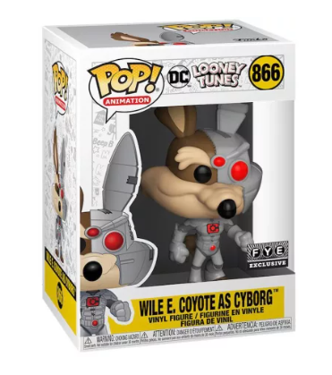 Funko Pop! Animation: Looney Tunes – Wile E. Coyote as Cyborg #866 [FYE Exclusive]