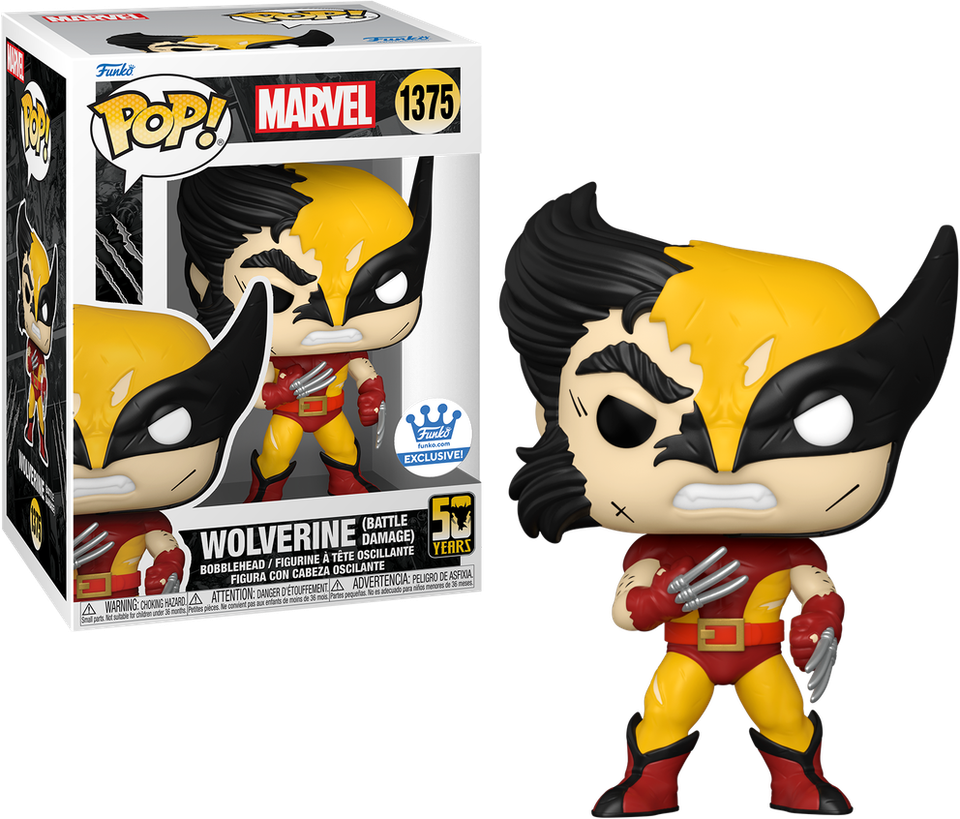 Funko Pop! Wolverine (Battle Damage) [Exclusive] #1375