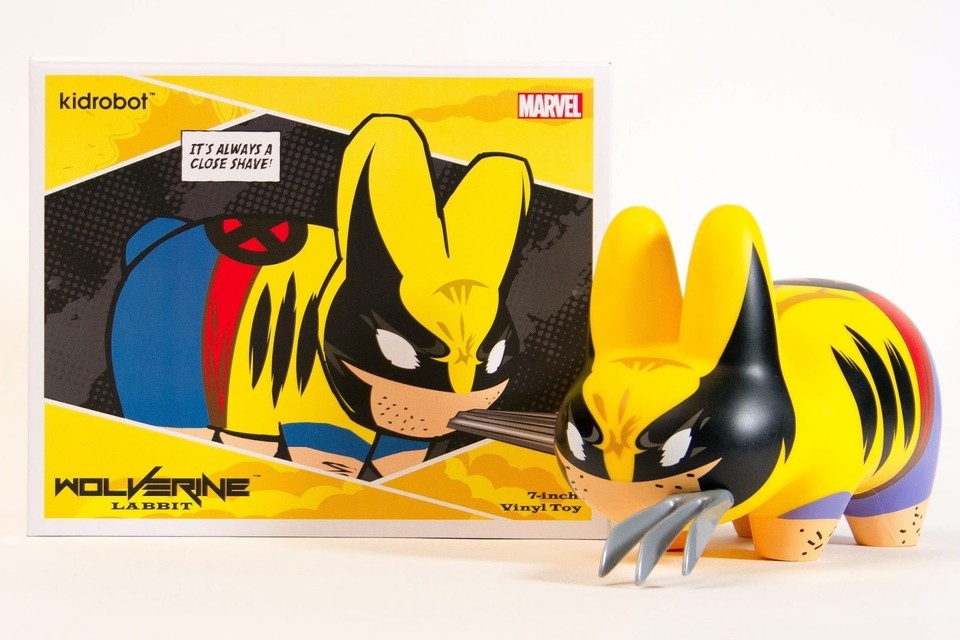 Kidrobot: Wolverine Labbit 7-inch Vinyl Toy (shelf wear)