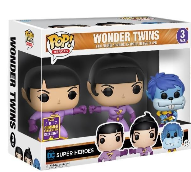 Funko Pop Wonder Twins 3-Pack DC Super Heroes