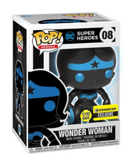 Funko Pop! DC Heroes #8 08 Wonder Woman GITD Silhouette EE Exclusive