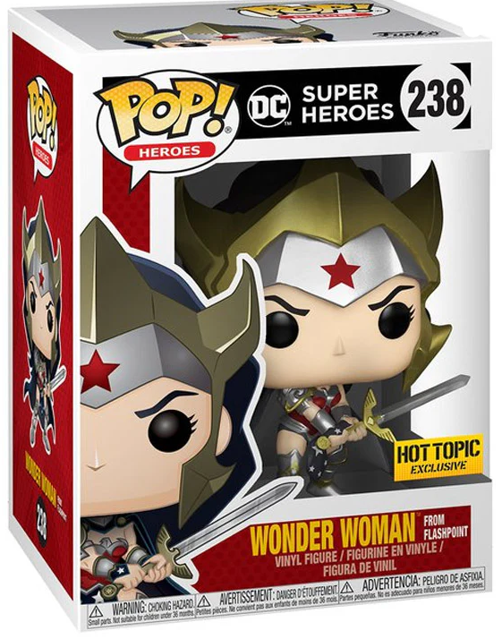 Funko POP! Wonder Woman # 238 DC Super Heroes Hot Topic Exclusive