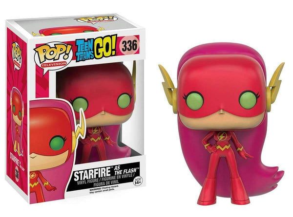Funko Pop! Teen Titans Go!: Starfire as The Flash #336 in retail box