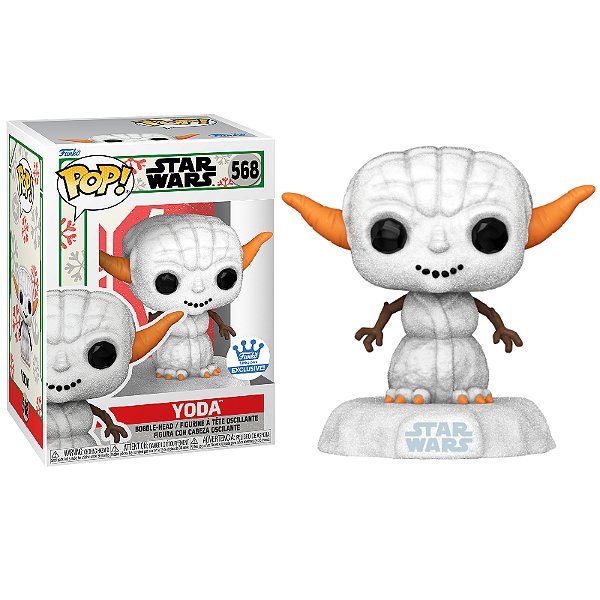 Funko Pop Star Wars Yoda Snowman Funko Exclusive number 568