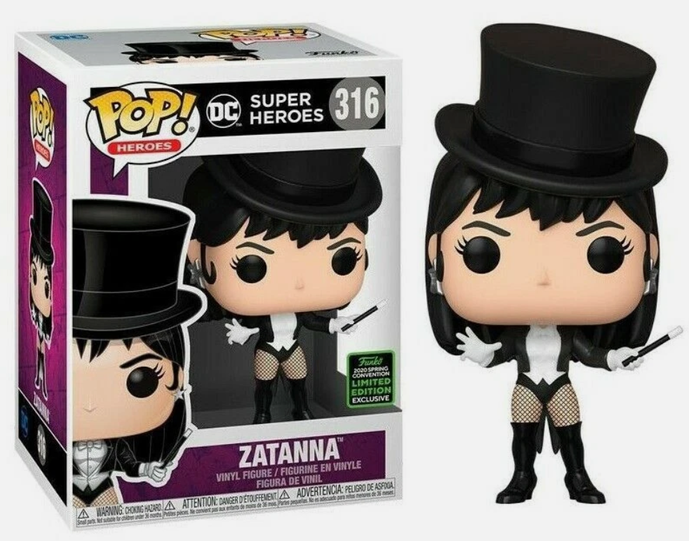 FUNKO POP SUPER HEROES #316 ZATANNA ECCC/SCE 2020