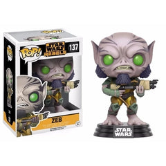 Funko Pop! Star Wars Rebels: Zeb #137 (minor shelf wear)