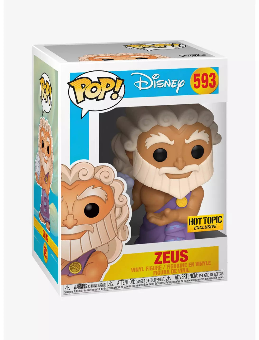 Funko Pop! Hercules: Zeus (Hot Topic Exclusive) #593