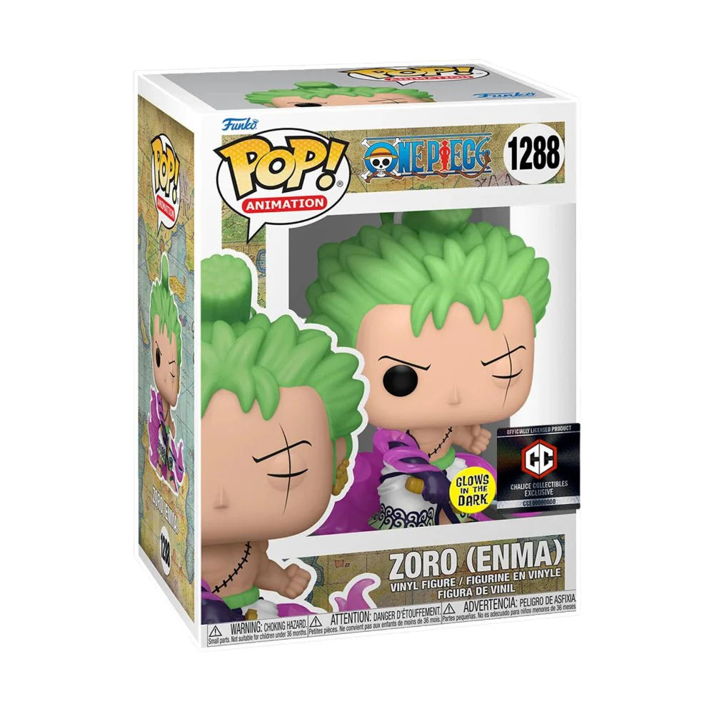 Funko Pop! One Piece: Zoro (Enma) [GITD] (Chalice Collectibles Exclusive) #1288